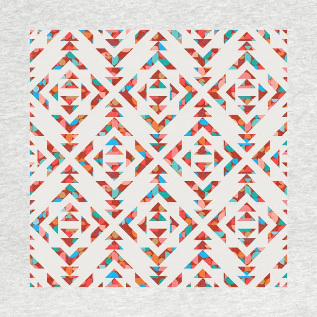 Tribal Geometry No.002 / Vibrant Colors by matise